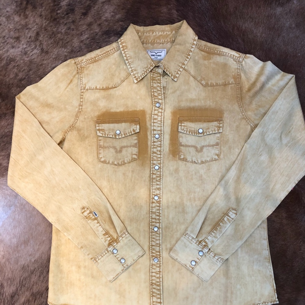 Womens Kaycee Shirt Gold